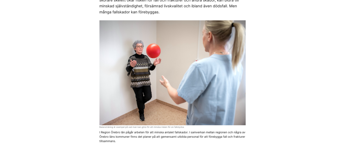 Region Örebro startar osteoporosskolor