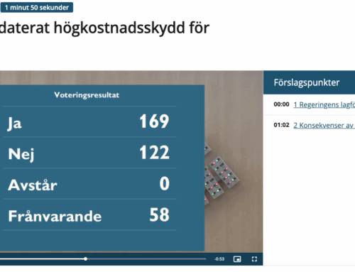 Beslutat att högkostnadsskyddet höjs
